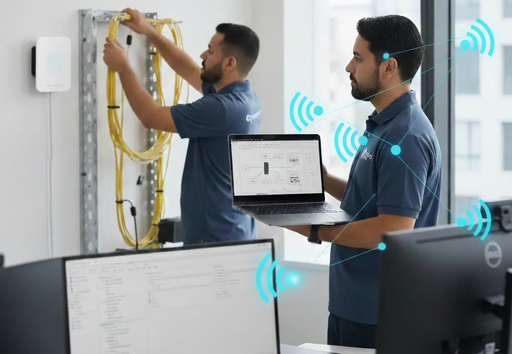 Instalación de redes LAN y WiFi profesionales